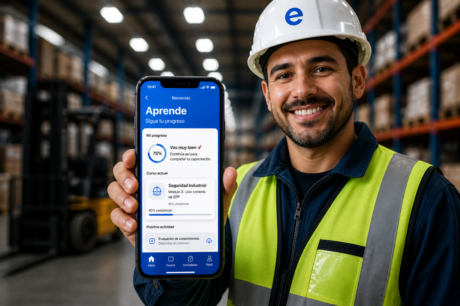 Capacitación móvil en campo E-group