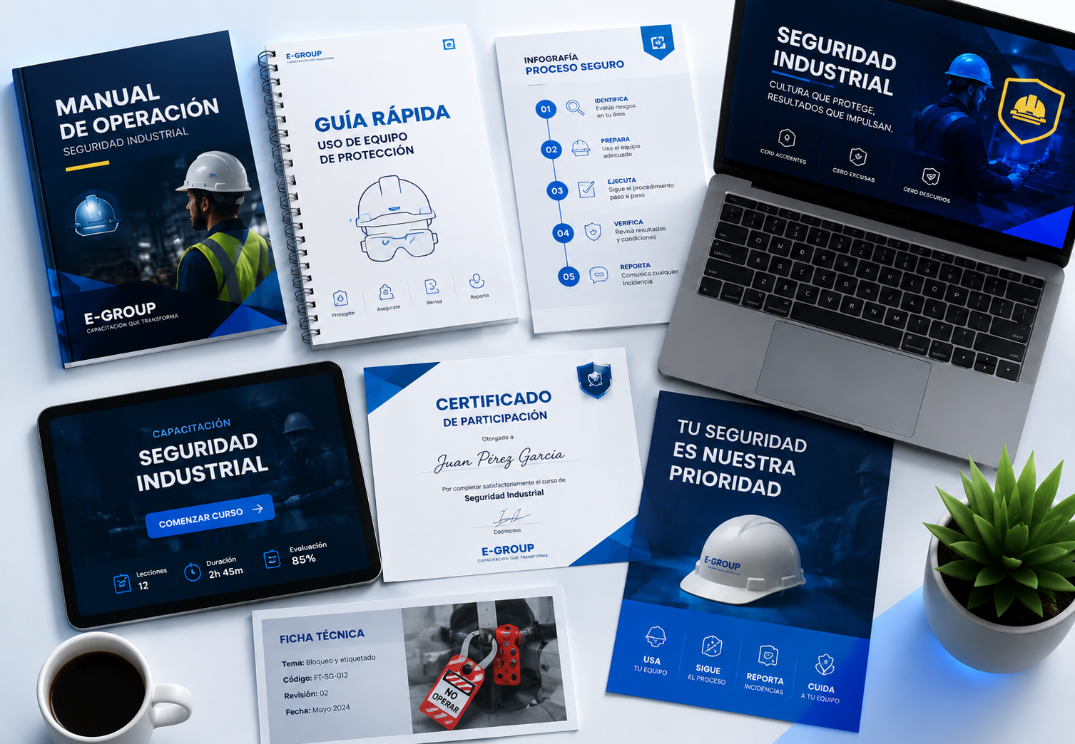 Materiales de capacitación corporativa